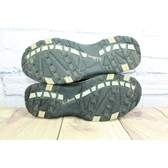 LL Bean Storm Chaser Brown Leather Lace Up Waterproof Hiking Boots Size 9.5 M - Picture 9 of 9